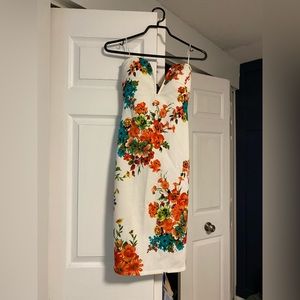 MIDI bodycon strapless dress